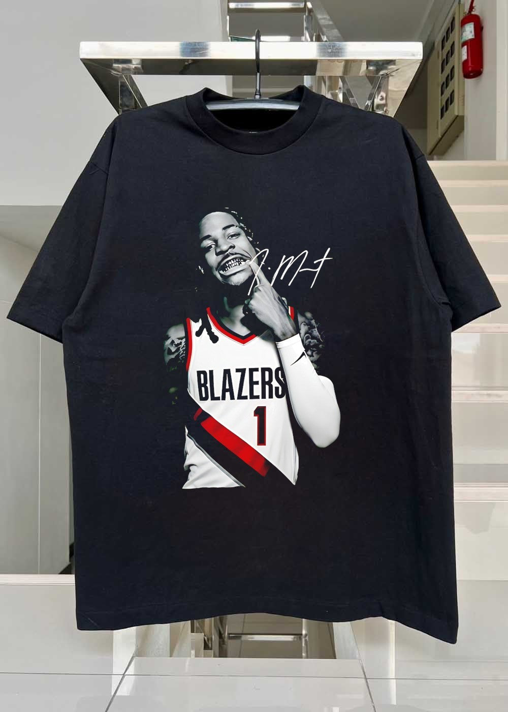 J MT Player Touching Teeth Blazers T-Shirt