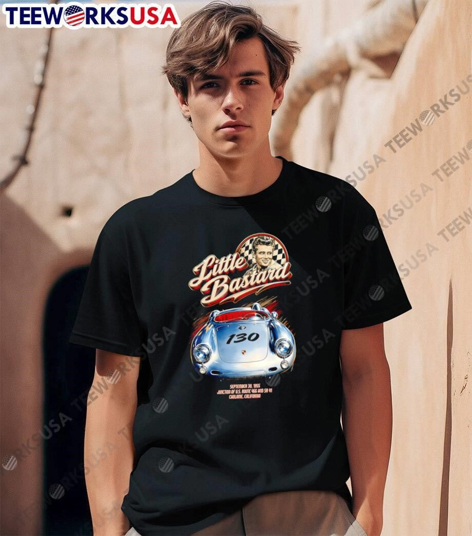 James Dean Little Bastard 130 September 30 1955 Junction of US Route 466 and SR 41 Cholame California shirt