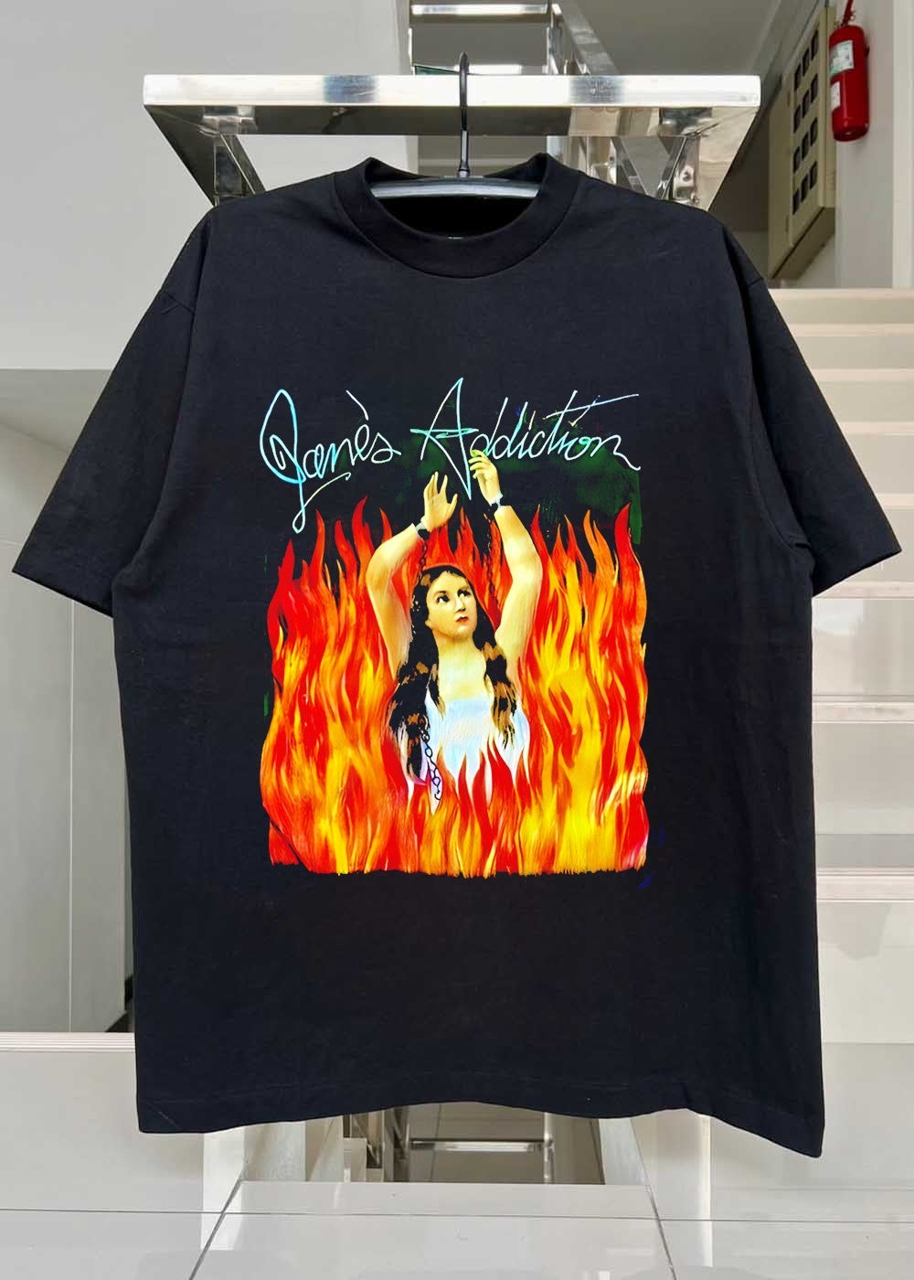 Janes Addiction Burning Woman Chains T-Shirt