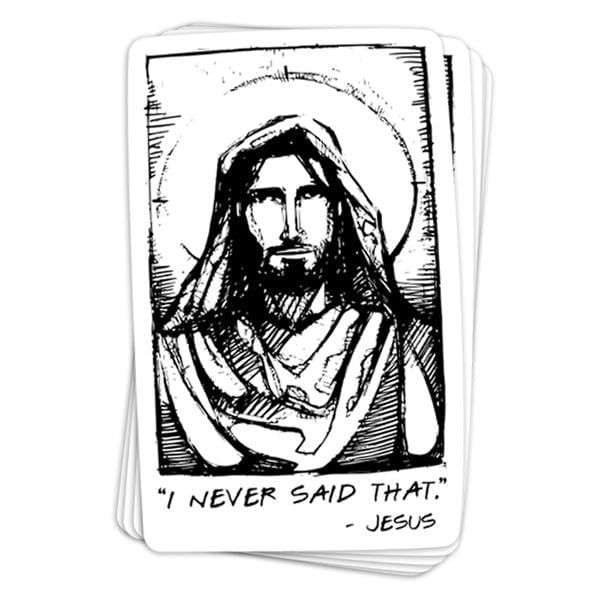 Jesus Quote Vinyl Sticker