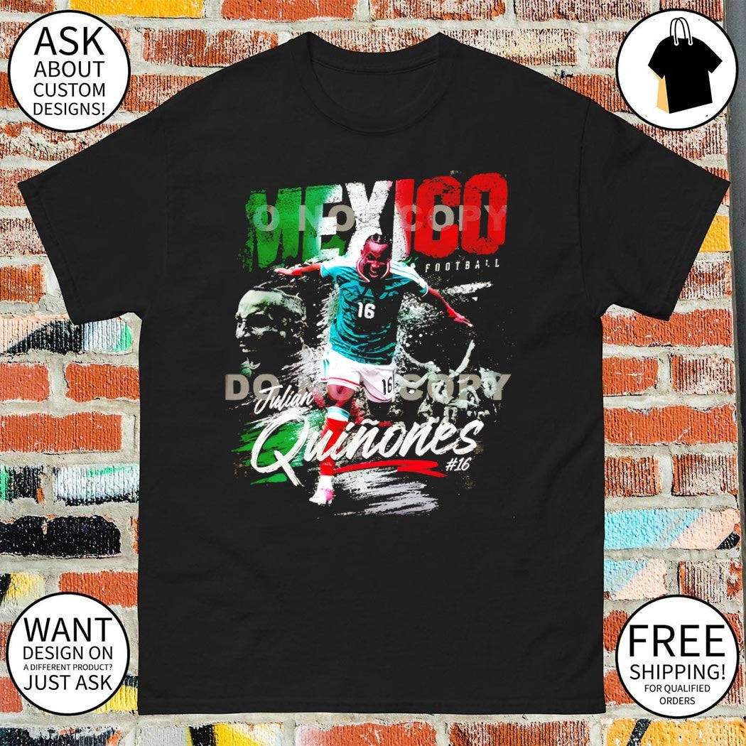 Julian Quinones Mexico Soccer World Cup 2026 vintage shirt