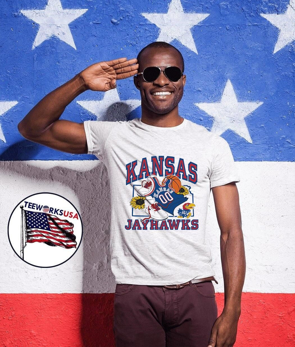 Kansas Jayhawks basketball team sports fan shirt