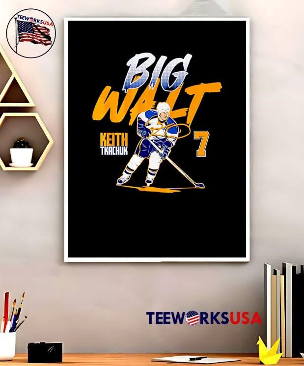 Keith Tkachuk Signature Big Walt Hockey Player St Louis Blues shirt