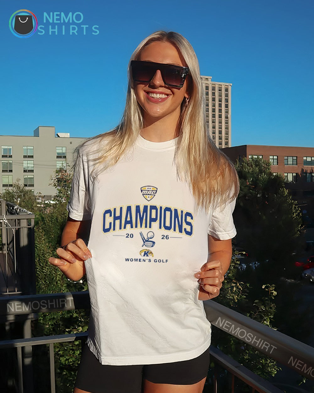 Kent State Golden Flashes 2026 MAC women’s golf Champions shirt