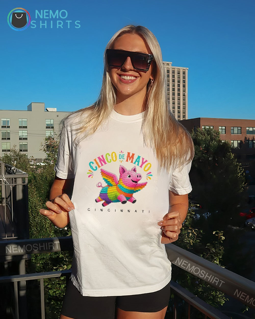 Flying Pig Cinco de Mayo Cincinnati shirt