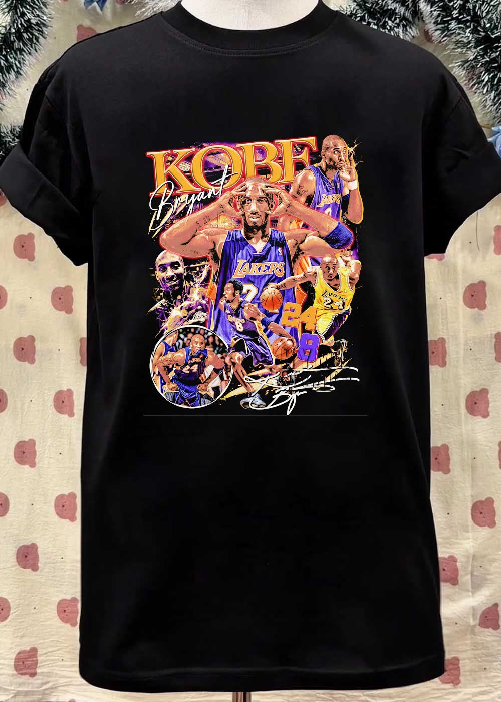 Kobe Bryant Signature Lakers Shirt
