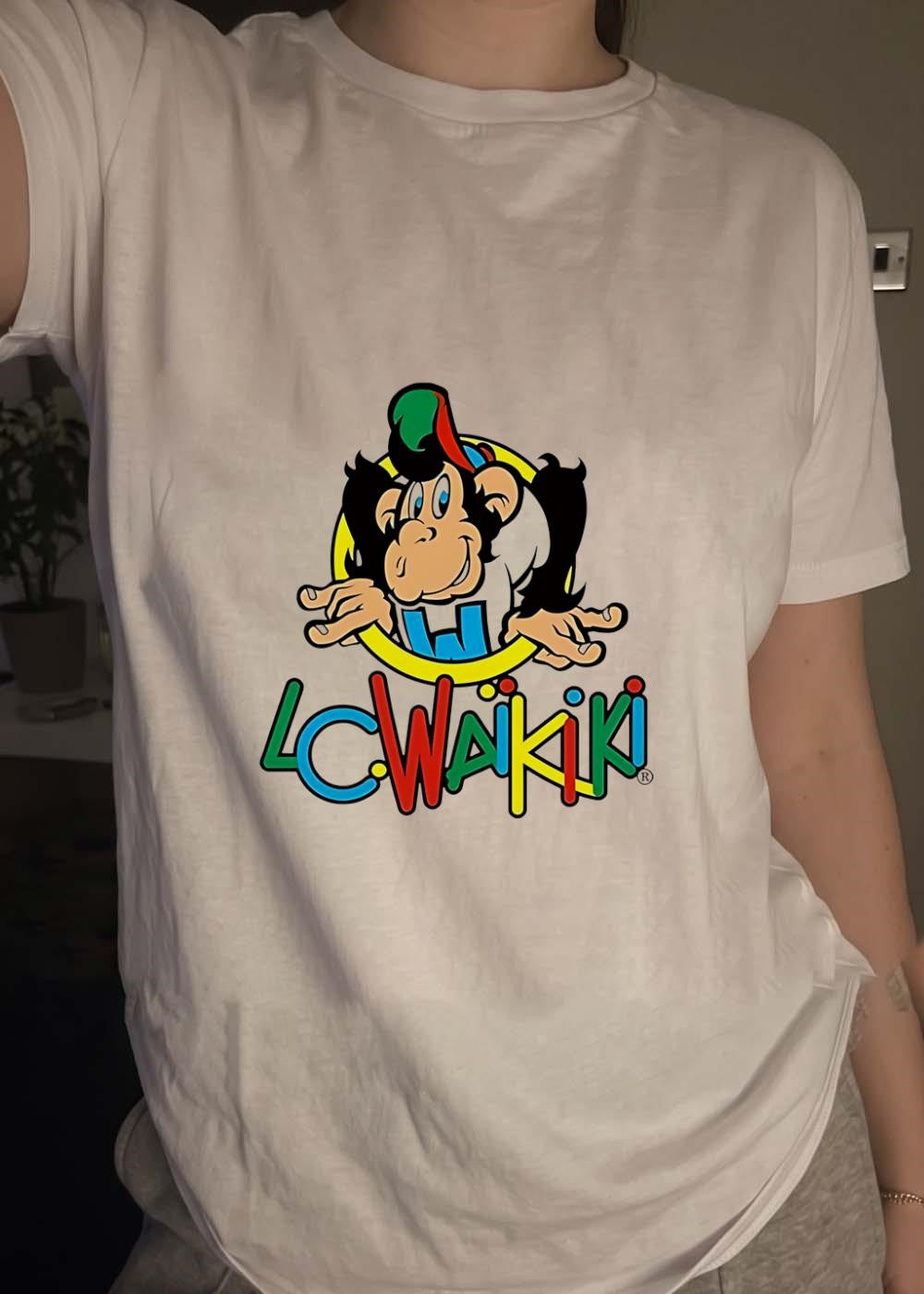 LC Waikiki Monkey Logo T-Shirt
