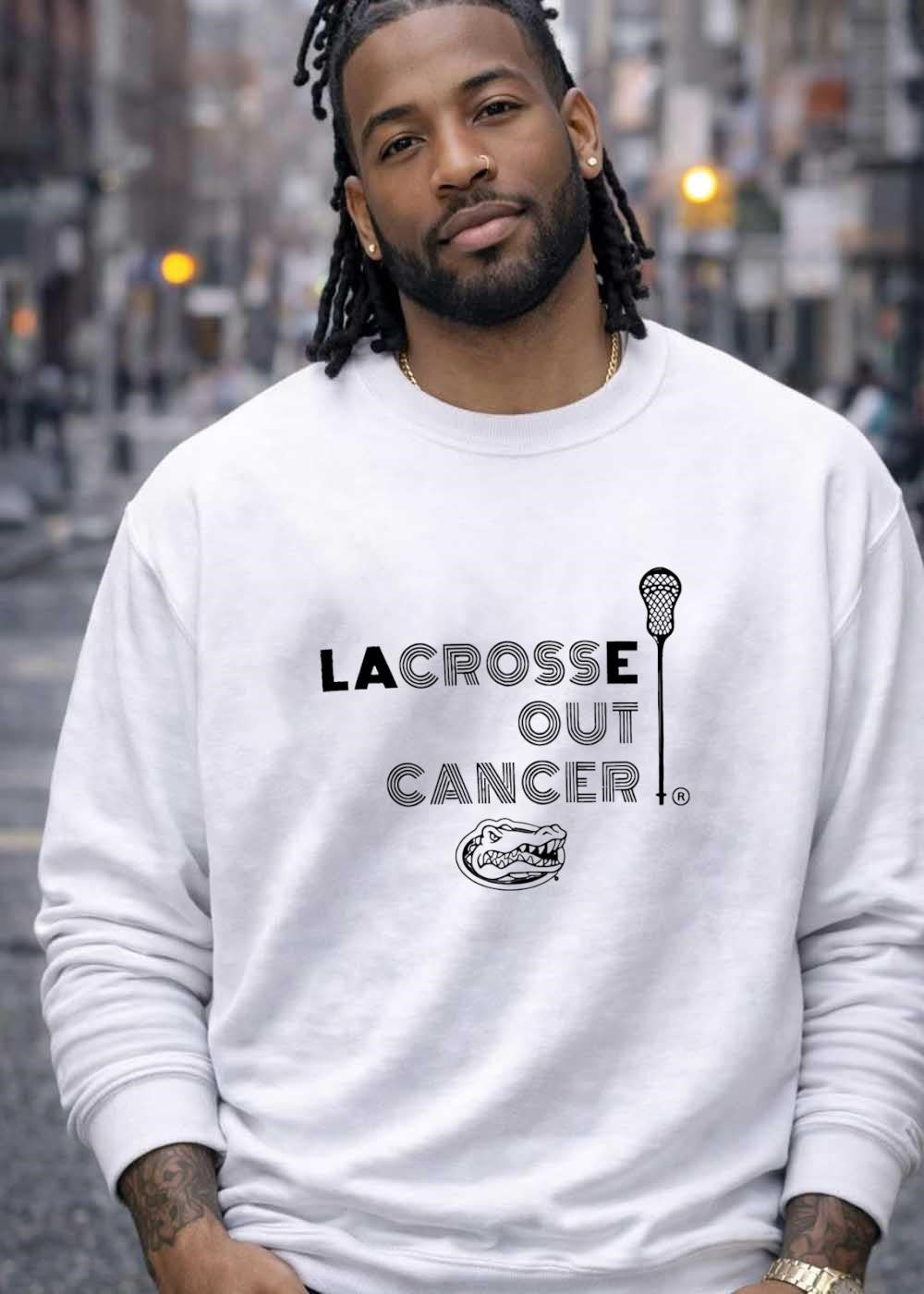 Lacrosse Out Cancer Florida Gators T-Shirt