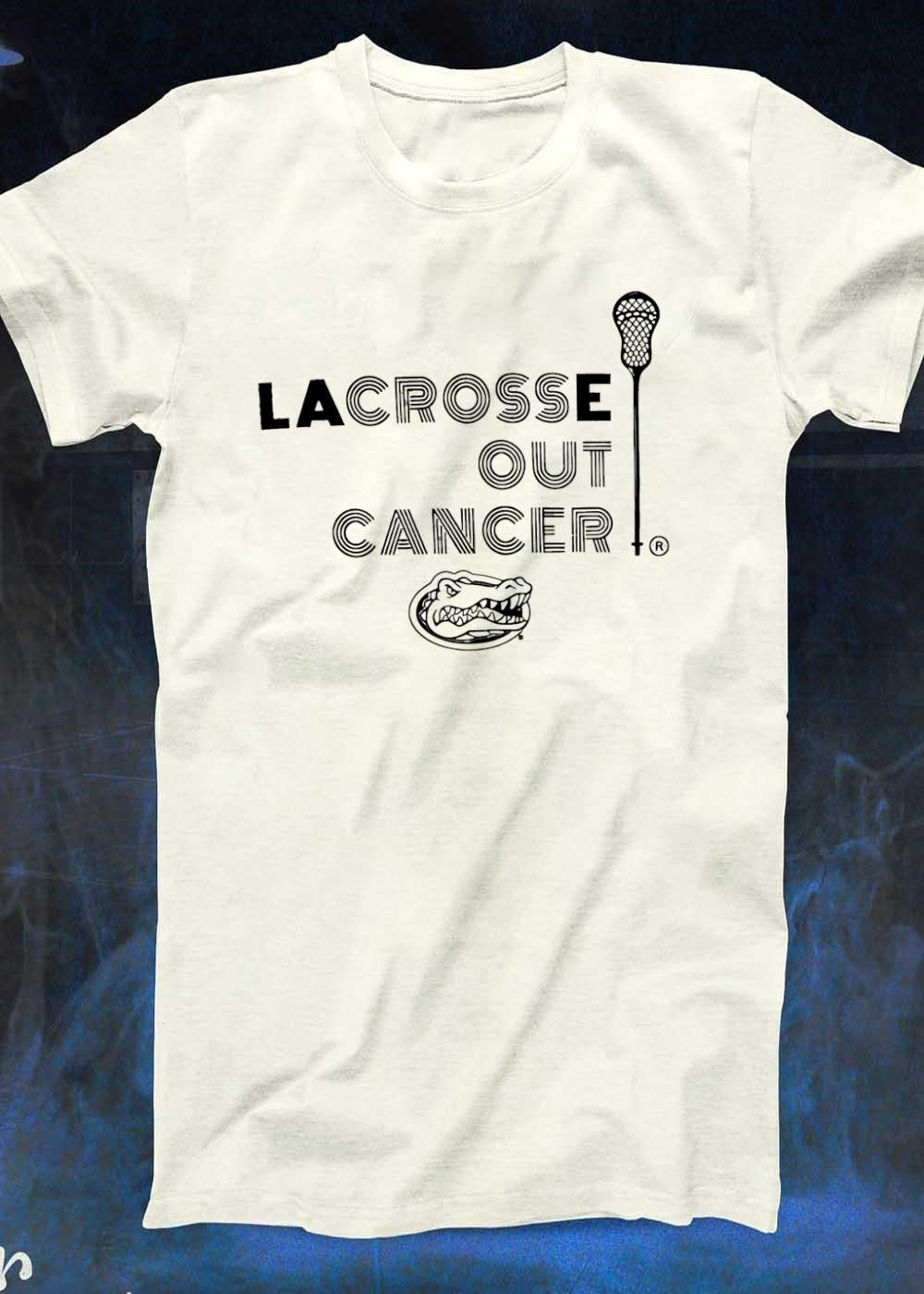 Lacrosse Out Cancer Florida Gators T-Shirt