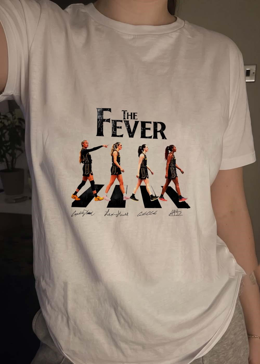 Lexie Hull Caitlin Clark Aaliyah Boston The Fever Walk Shirt