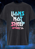 Lions Not Sheep Apparel Co. Logo Printed Mens T-Shirt