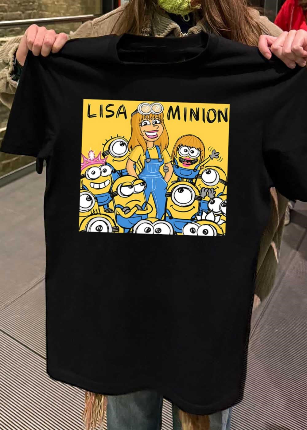 Lisa Minion Characters Cartoon Group Fun shirt