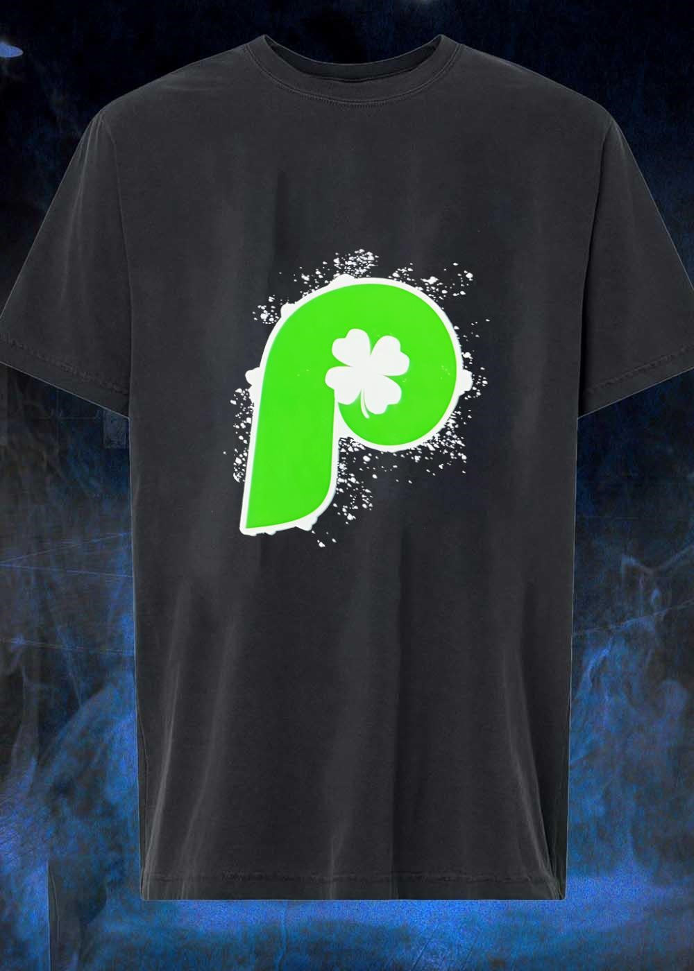 Lucky Philadelphia P Clover Baseball Shirt