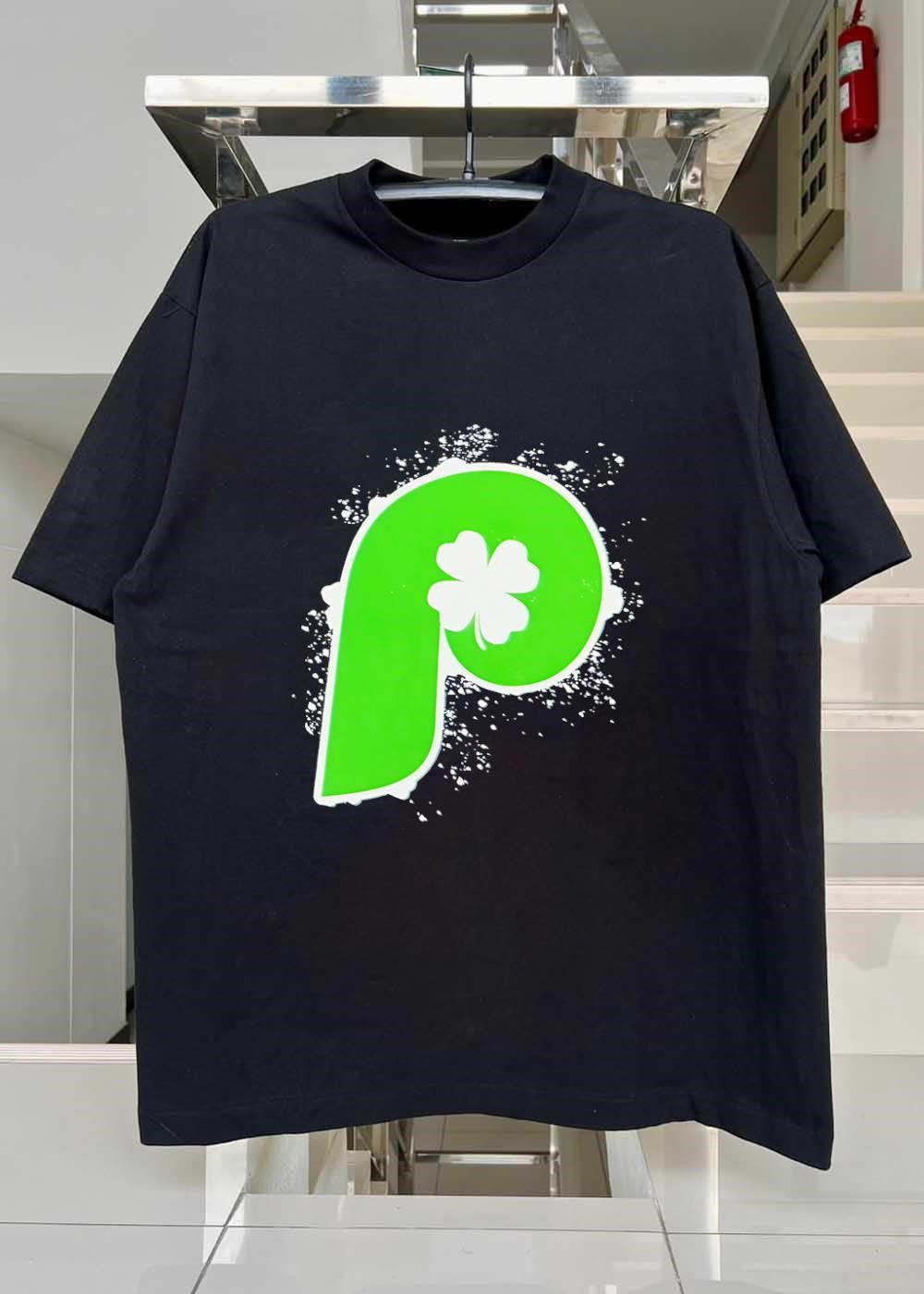 Lucky Philadelphia P Clover Baseball Shirt