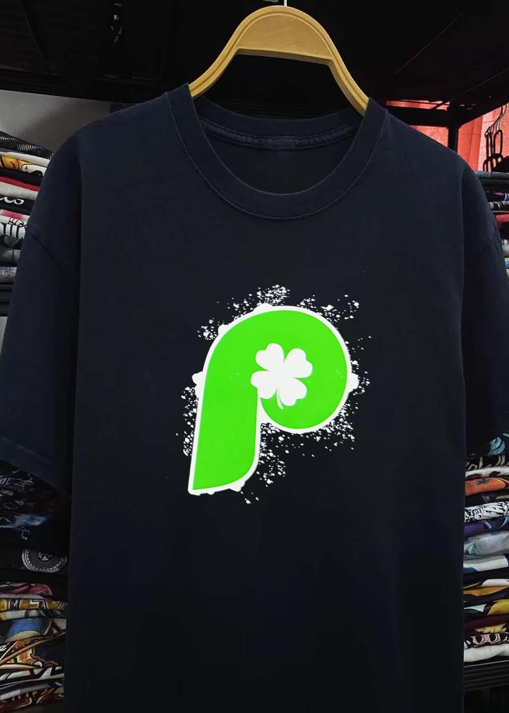 Lucky Philadelphia P Clover Baseball Shirt