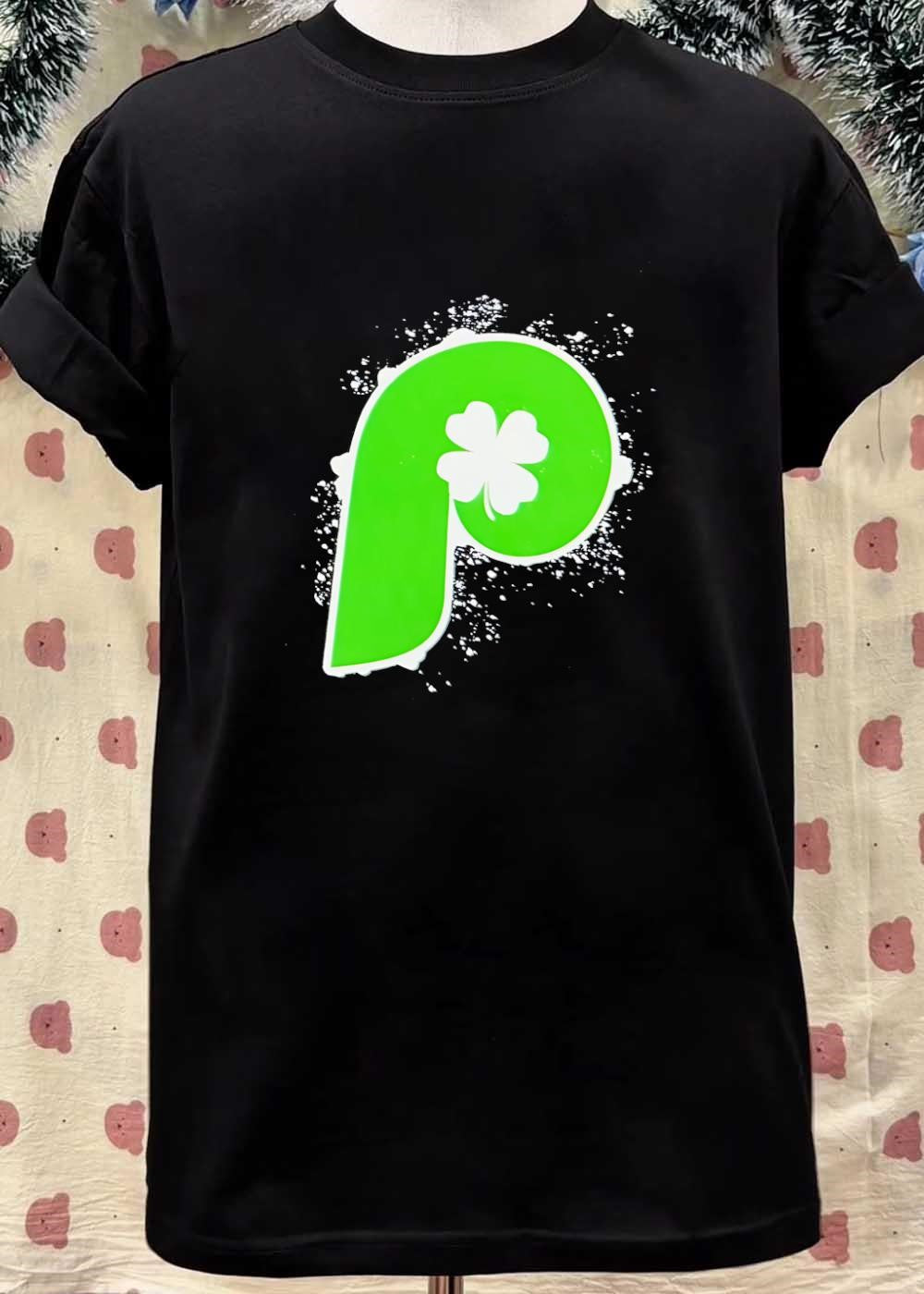 Lucky Philadelphia P Clover Baseball Shirt