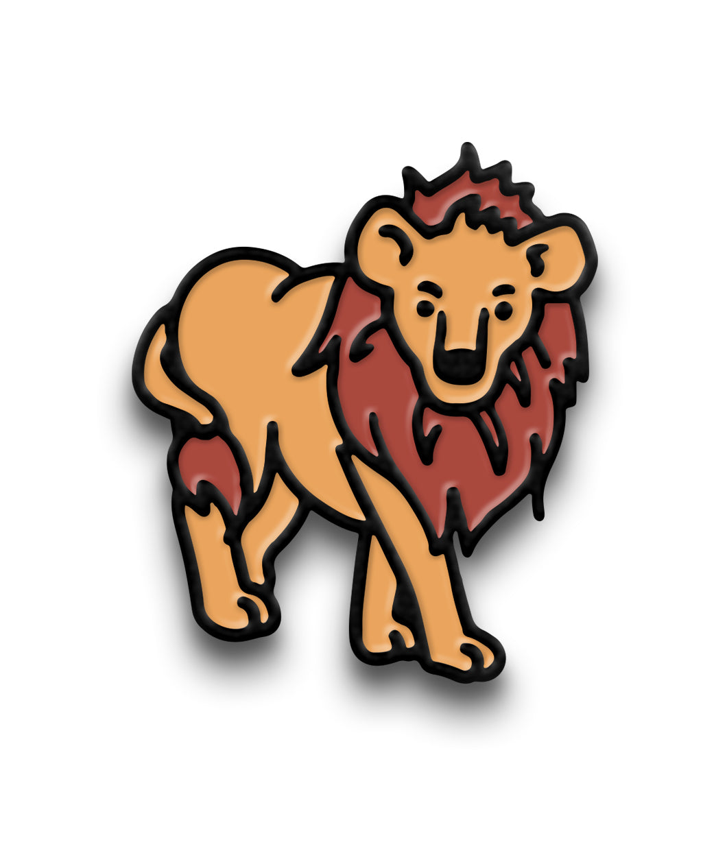 Serengeti Lion Enamel Pin
