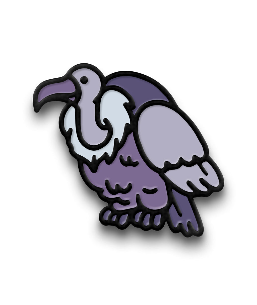 Serengeti Vulture Enamel Pin