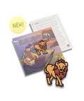 Serengeti Lion Enamel Pin
