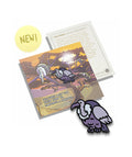 Serengeti Vulture Enamel Pin