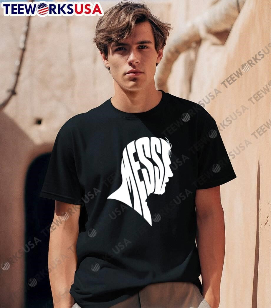 MESSI Profile Silhouette Men’s T-Shirt