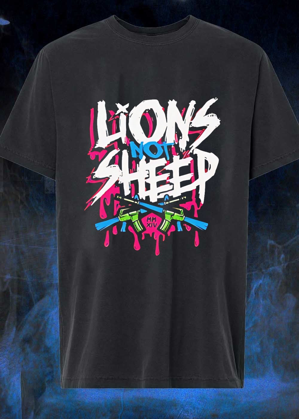 MM XIV Lions Not Sheep AR-15 Rifles T-Shirt
