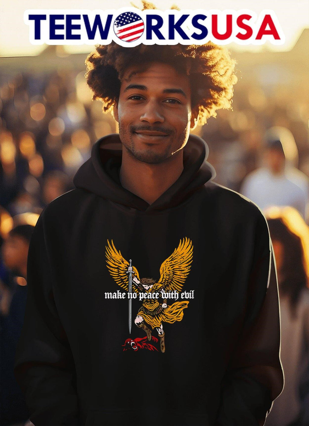Make No Peace With Evil St. Michael The Archangel Shirt