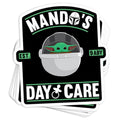 Mando's Day Care Vinyl Sticker