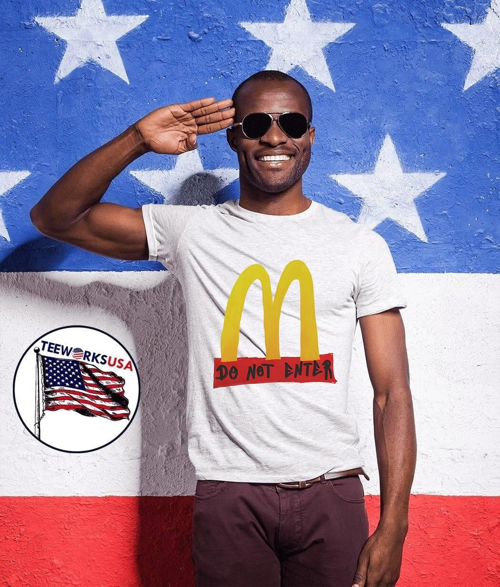 McDonalds Do Not Enter Graphic T-Shirt