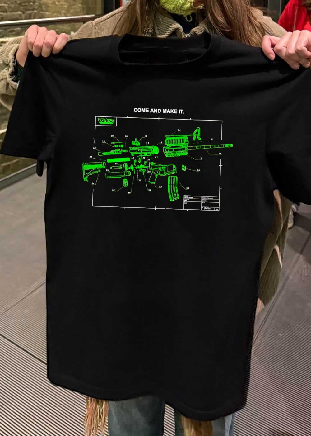 Means Assemble Your Own Ar15 Rifle Parts Schematic Shirt