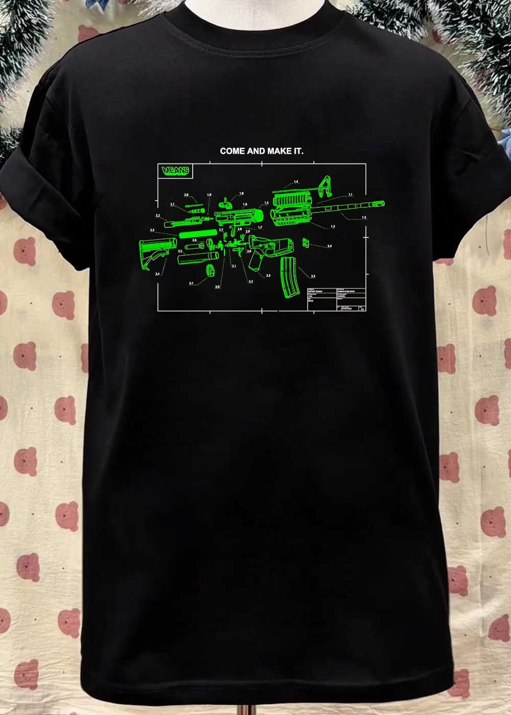 Means Assemble Your Own Ar15 Rifle Parts Schematic Shirt