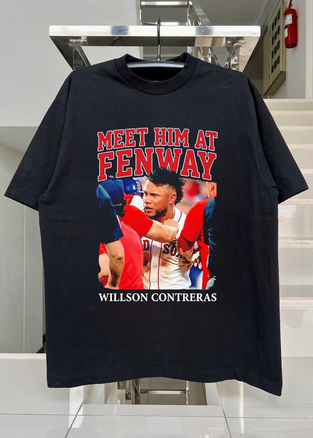Meet Him at Fenway Willson Contreras Red Sox T-Shirt