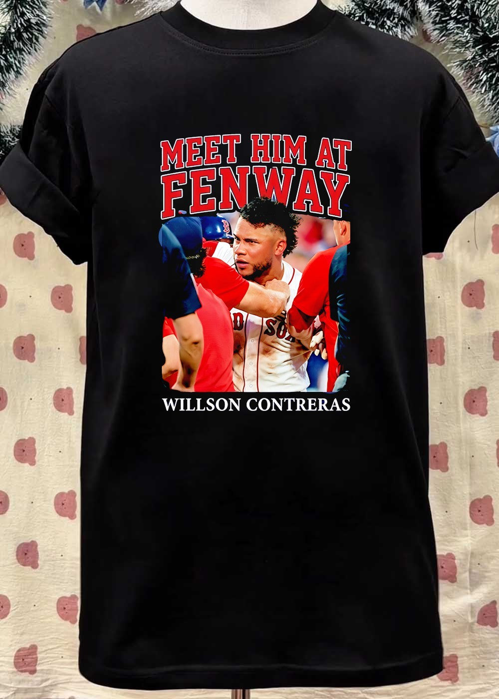 Meet Him at Fenway Willson Contreras Red Sox T-Shirt