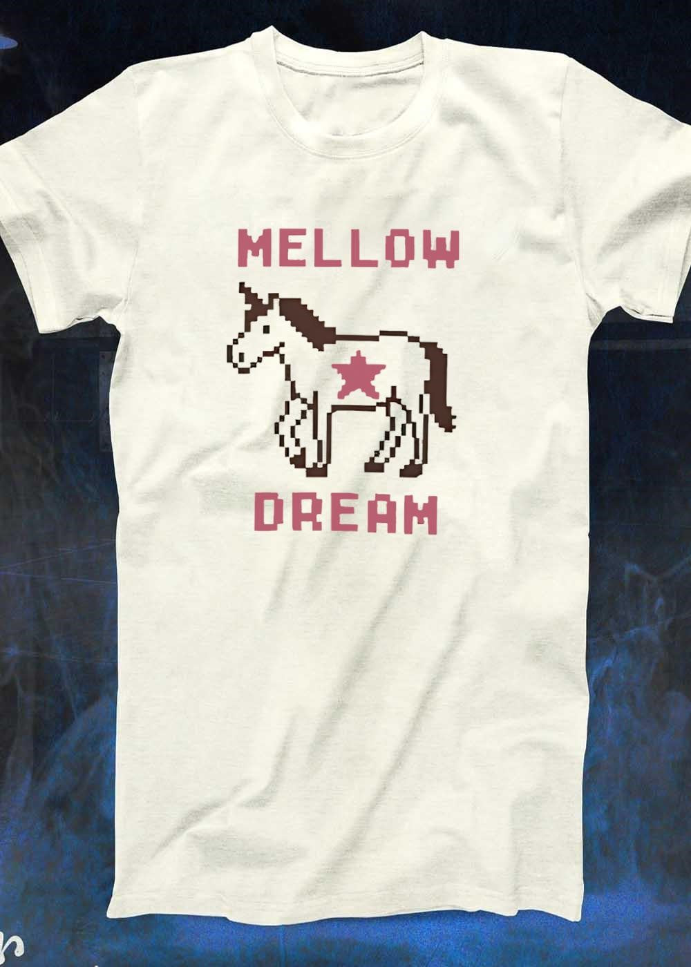 Mellow Dream Unicorn Pixel Art T-Shirt