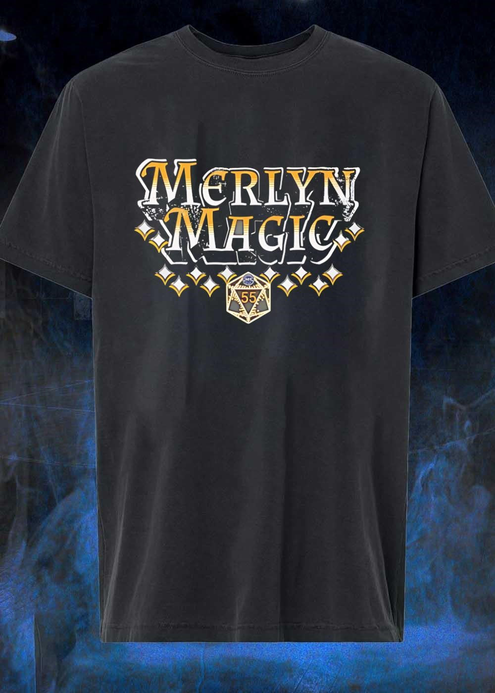 Merlyn Magic 55 d20 Roleplaying Game T-Shirt