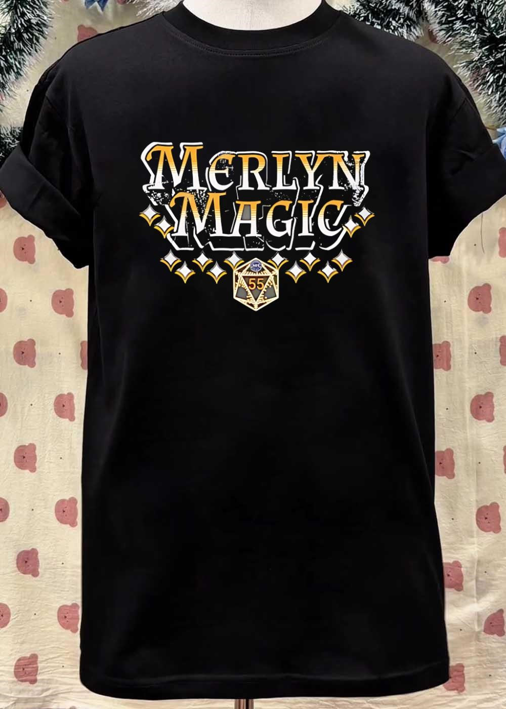 Merlyn Magic 55 d20 Roleplaying Game T-Shirt
