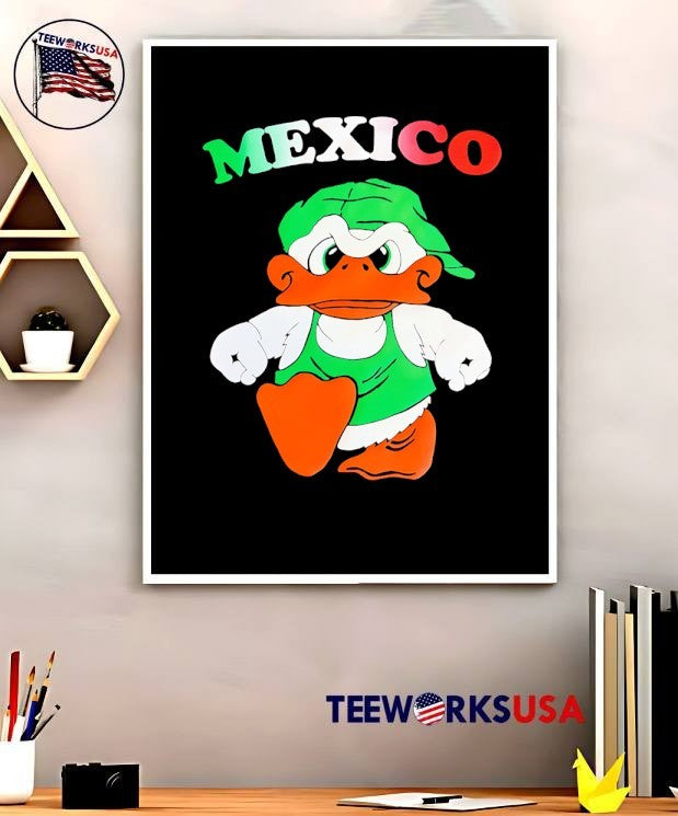 Mexico Angry Duck Walking T-Shirt