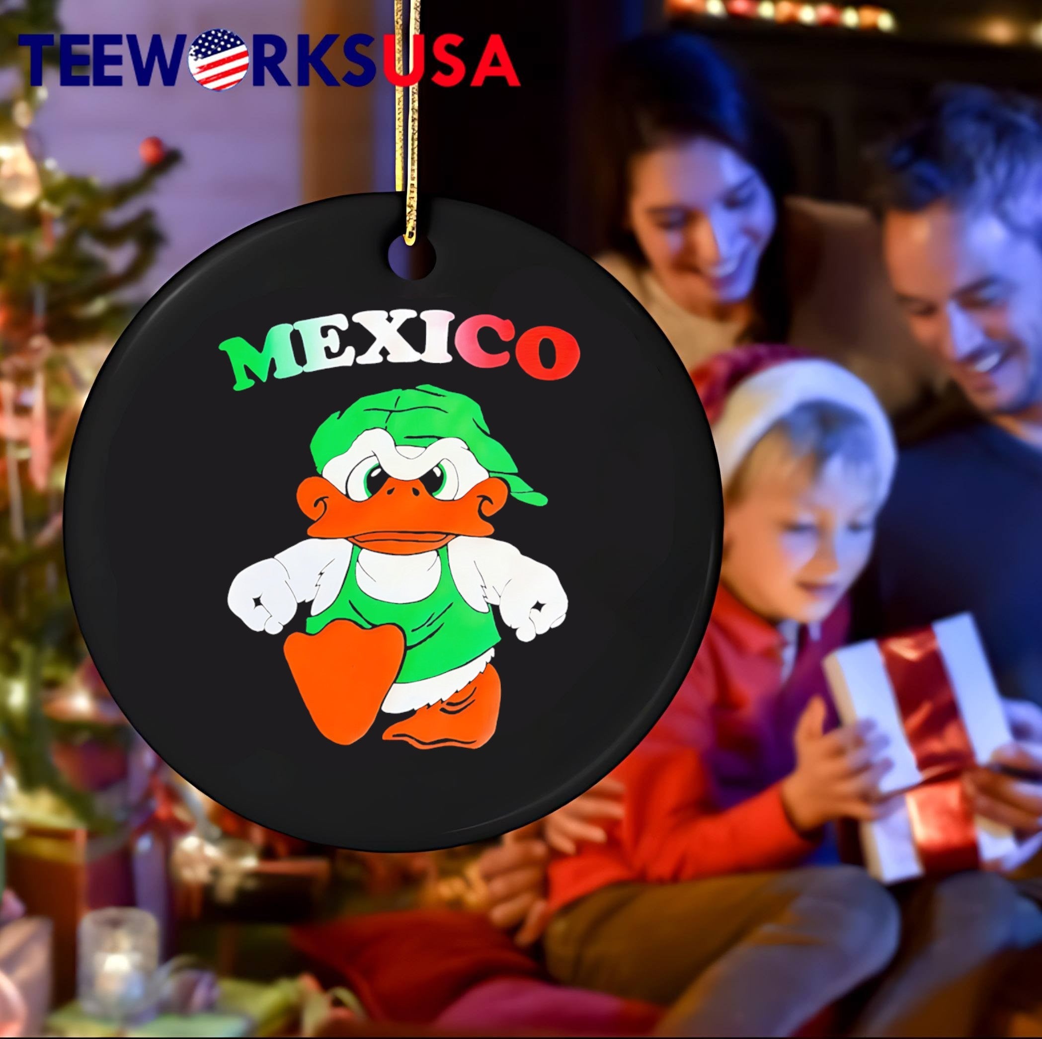 Mexico Angry Duck Walking T-Shirt