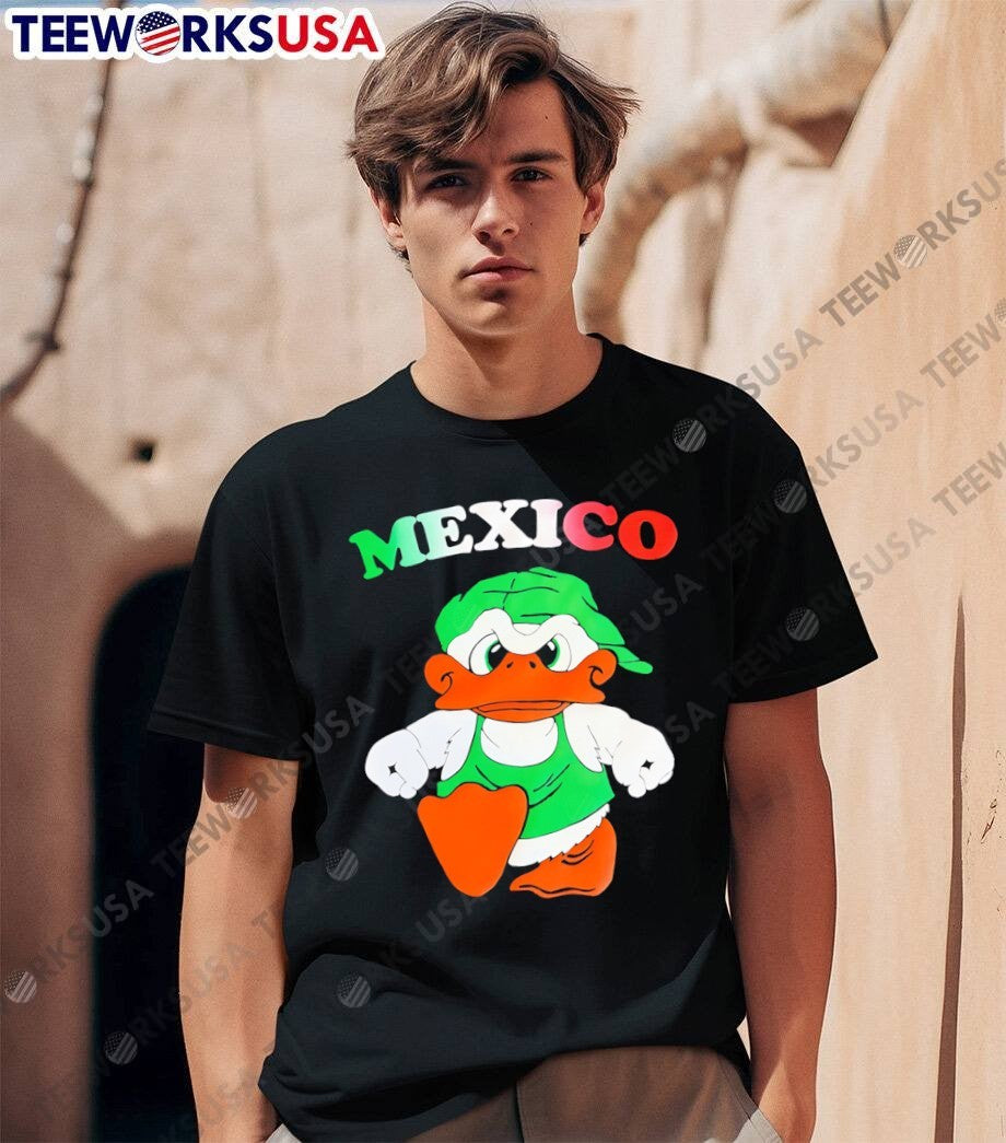 Mexico Angry Duck Walking T-Shirt