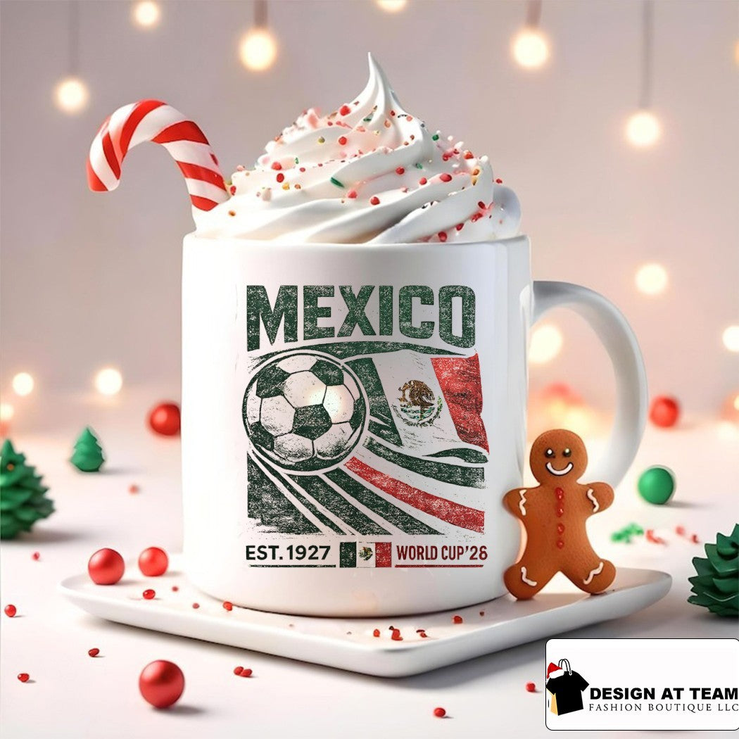Mexico Soccer World Cup 2026 Mexican flag est 1927 shirt