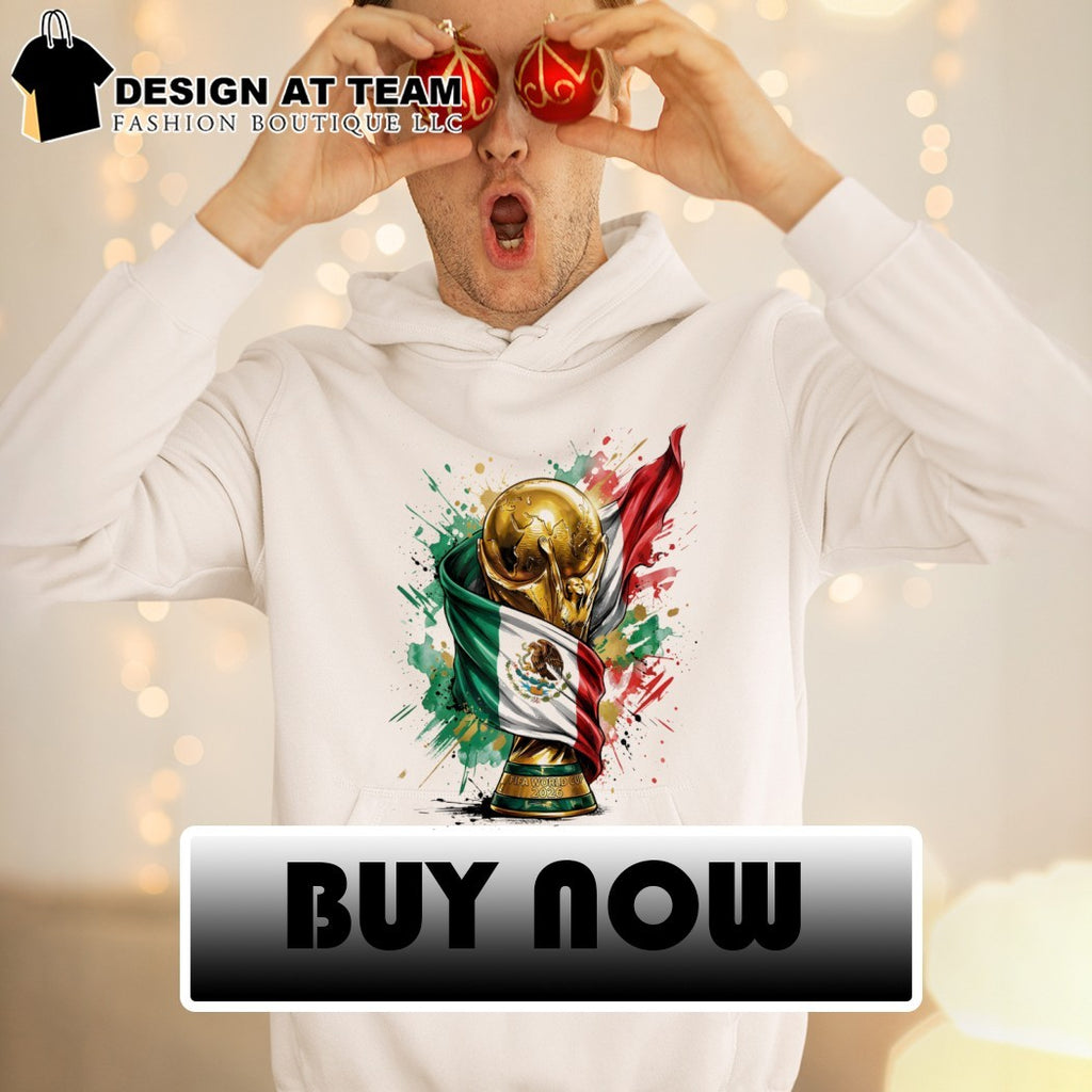 Mexico World Cup 2026 Trophy Mexican flag shirt