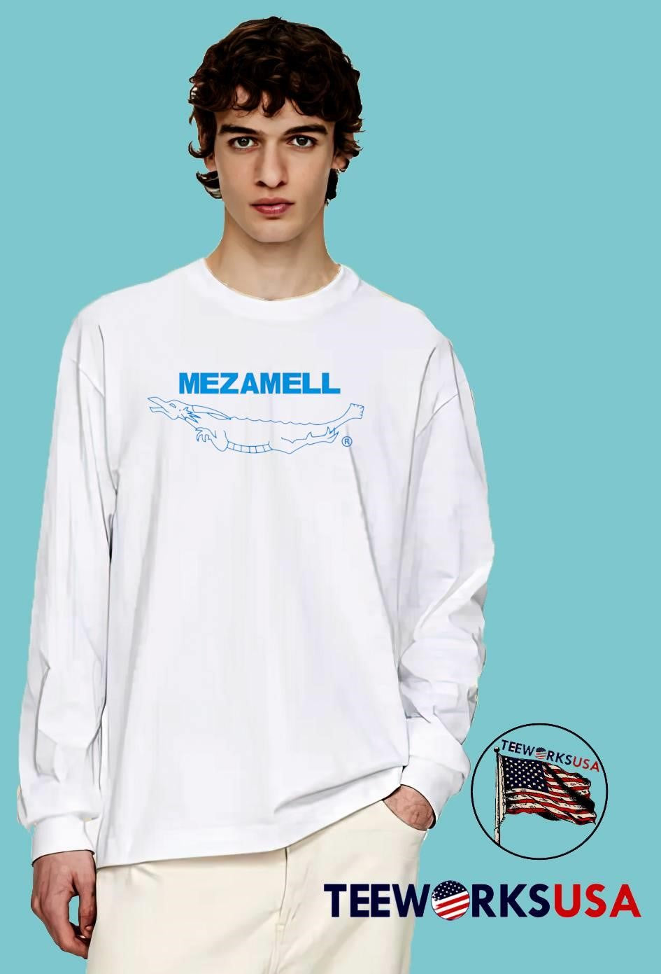 Mezamell Reptilian Dragon Logo shirt