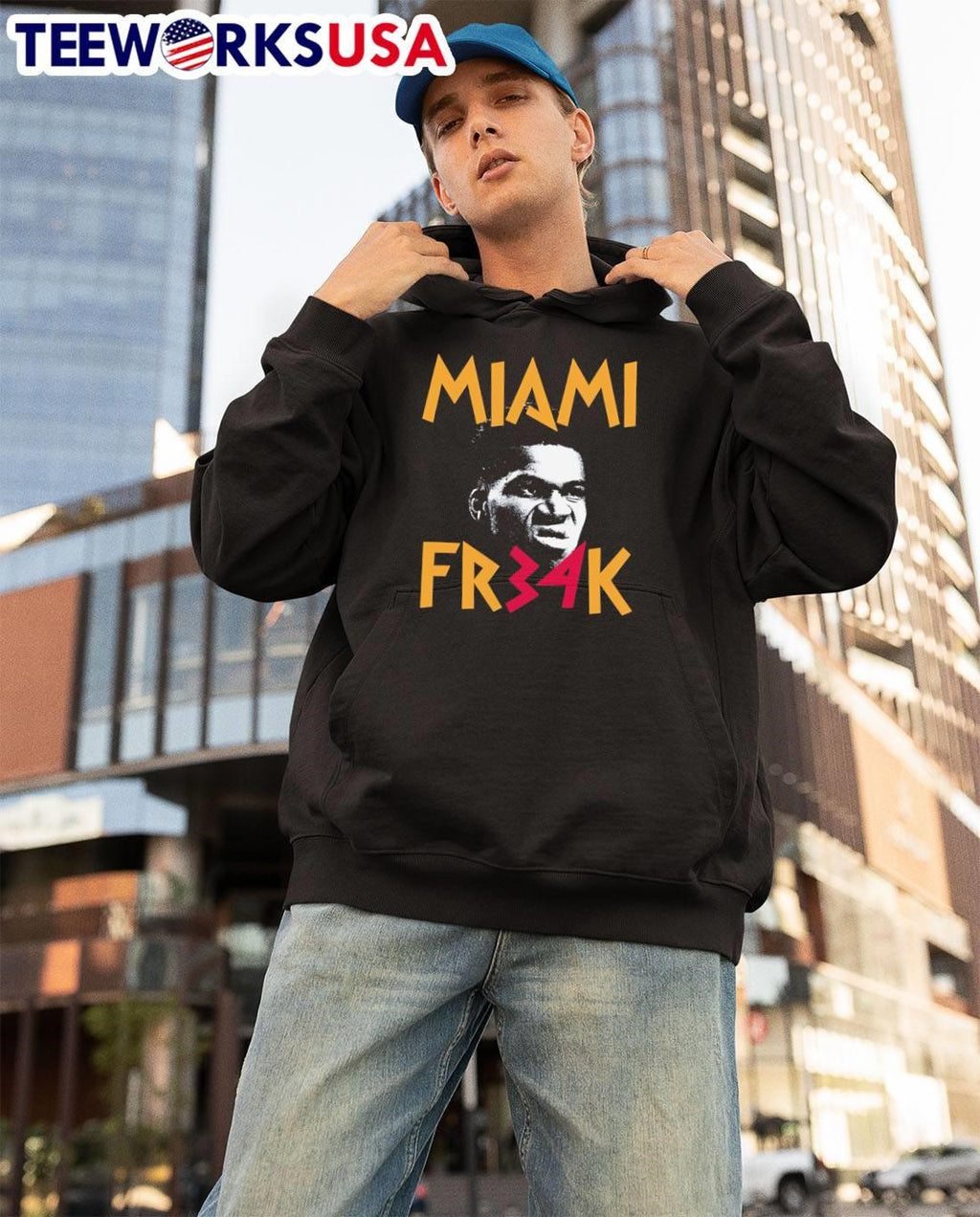 Miami Freak Earl Campbell Houston Oilers T-Shirt