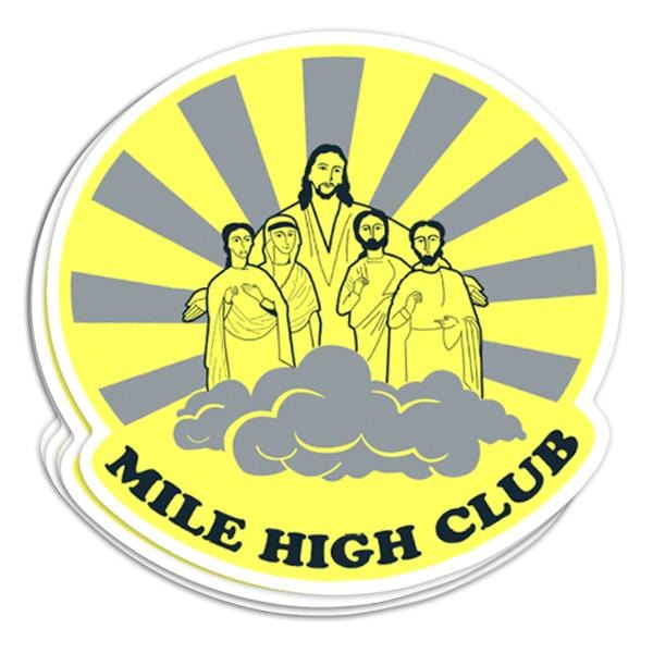 Mile High Club Vinyl Sticker