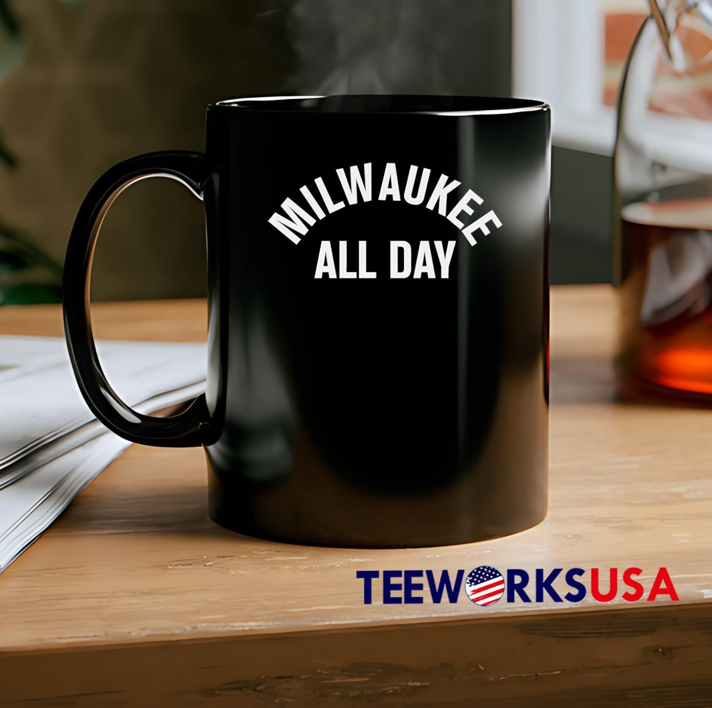 Milwaukee All Day Apparel Men’s Graphic Milwaukee All Day shirt