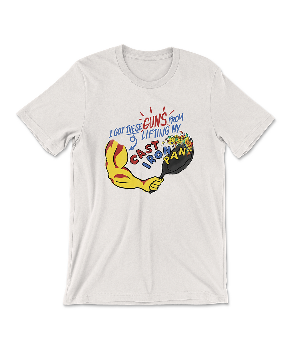 Lifting Cast Iron Shirt (Vintage White)