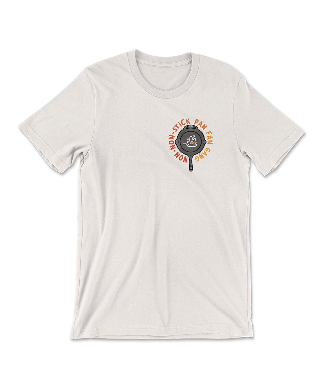 Non-Non-Stick Pan Fan Gang T-Shirt (Vintage White)