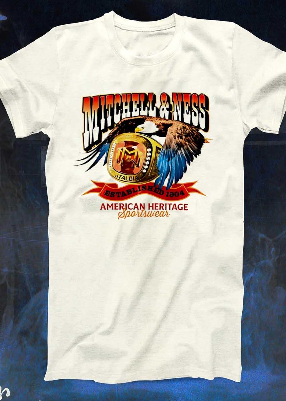 Mitchell & Ness American Heritage Sportswear Eagle Ring T-Shirt