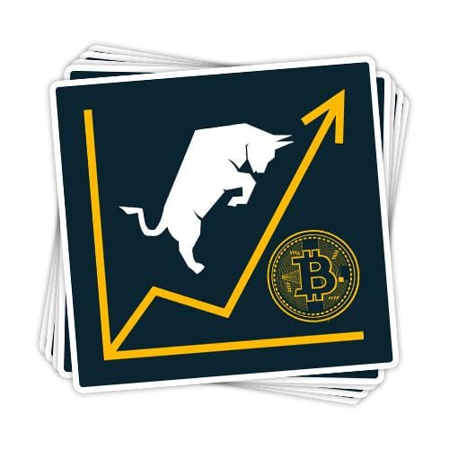 Bull Bitcoin Vinyl Sticker