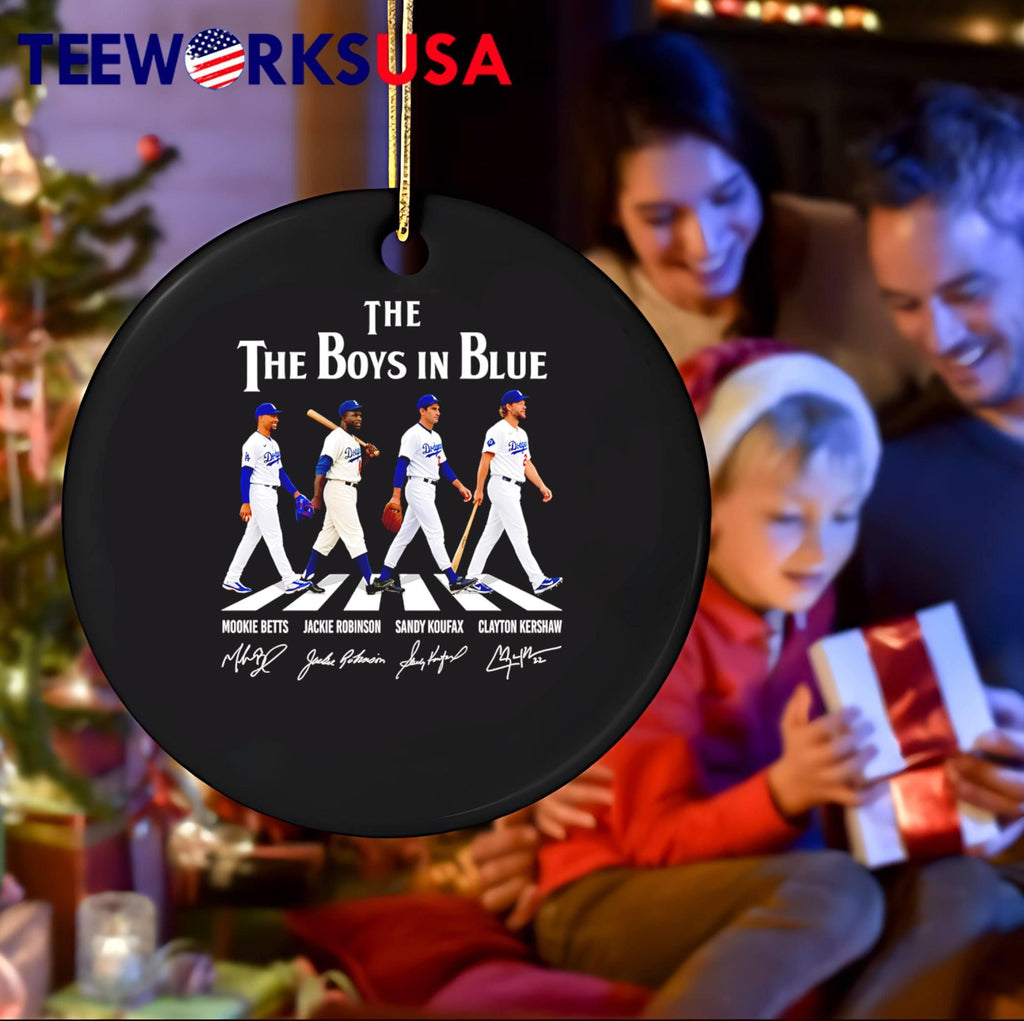 Mookie Betts Jackie Robinson Sandy Koufax Clayton Kershaw The Boys in Blue Shirt
